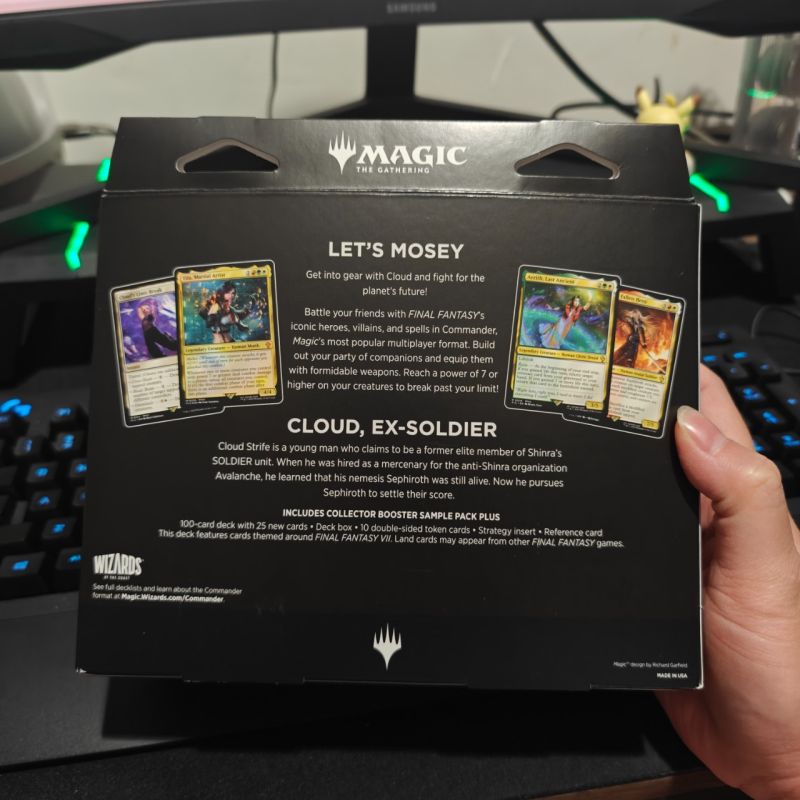 Magic the Gathering Final Fantasy VII Commander Deck