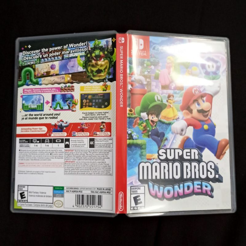 Kaset Super Mario Bros. Wonder Game Nintendo Switch Bros