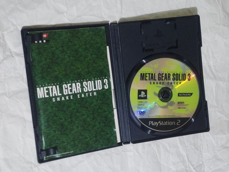 Metal Gear Solid 3 Snake Eater PS2 Reg JP