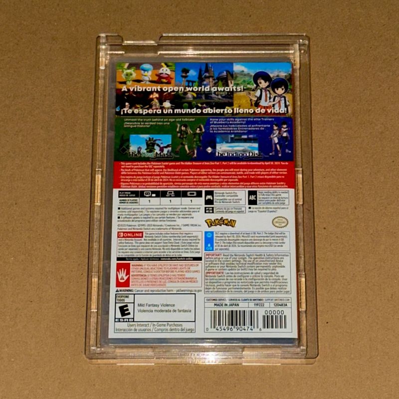 Pokémon Scarlet + The Hidden Treasure of Area Zero | 00000 (USA)