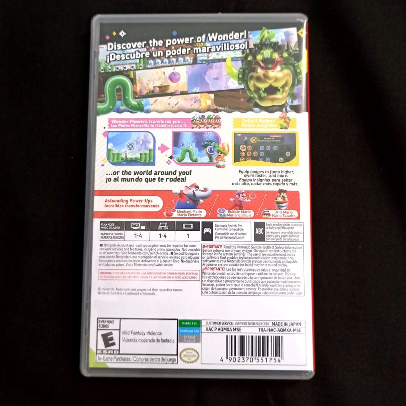Kaset Super Mario Bros. Wonder Game Nintendo Switch Bros