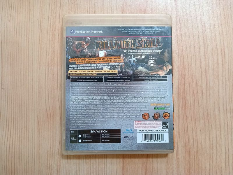 Game/BD PS3 - Bulletstorm (FAF)