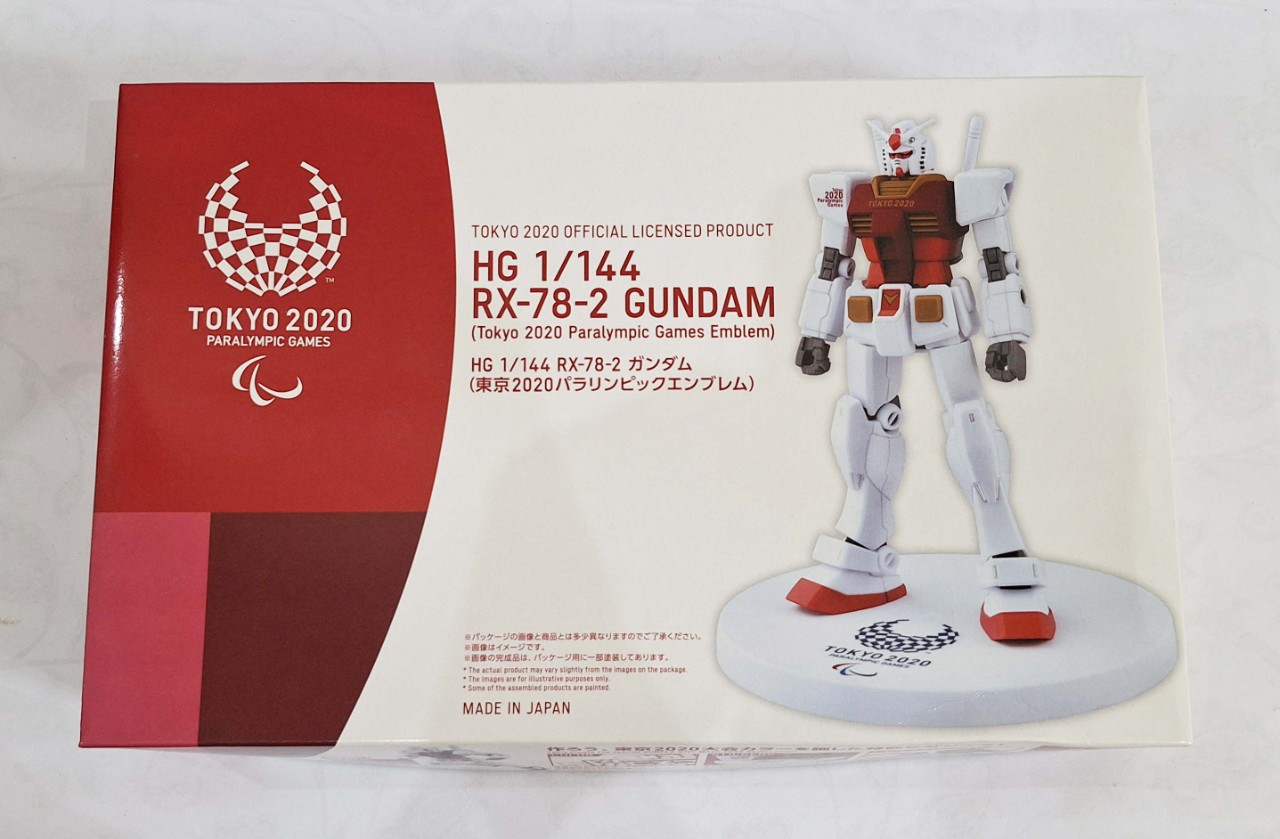 Nama barang : Bandai - HG 1/144 RX-78-2 Gundam (Tokyo 2020 Paralympic Official Product)