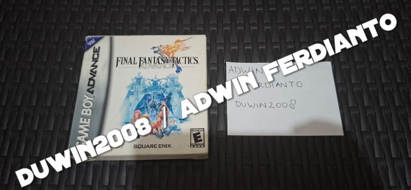 Nintendo GBA Game Boy Advance - Final Fantasy Tactics