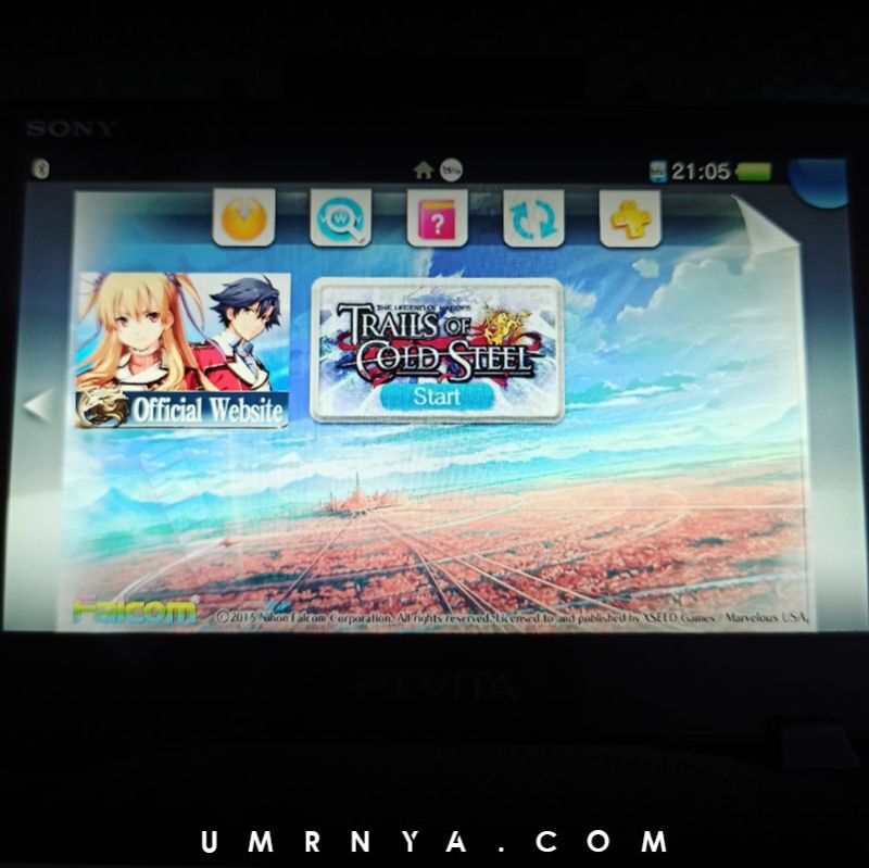 Kaset PSVita Legend Of Heroes Trails Of Cold Steel 1 I PS Vita Trail Playstation Cartridge