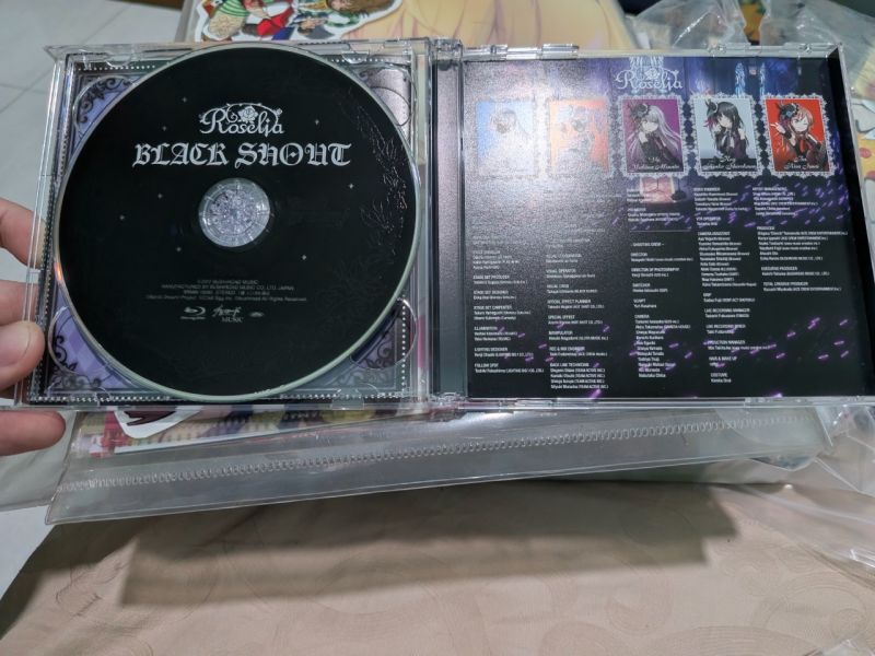 CD Lagu Jepang - BLACK SHOUT Roselia Limited Edition (Include BD & Postcard)