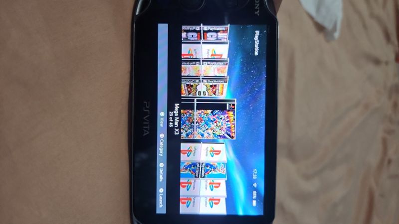 PS VITA OLED HITAM CFW