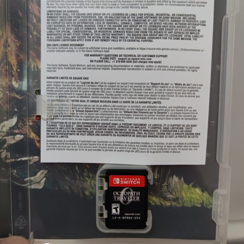 Octopath traveler 0 switch pure US