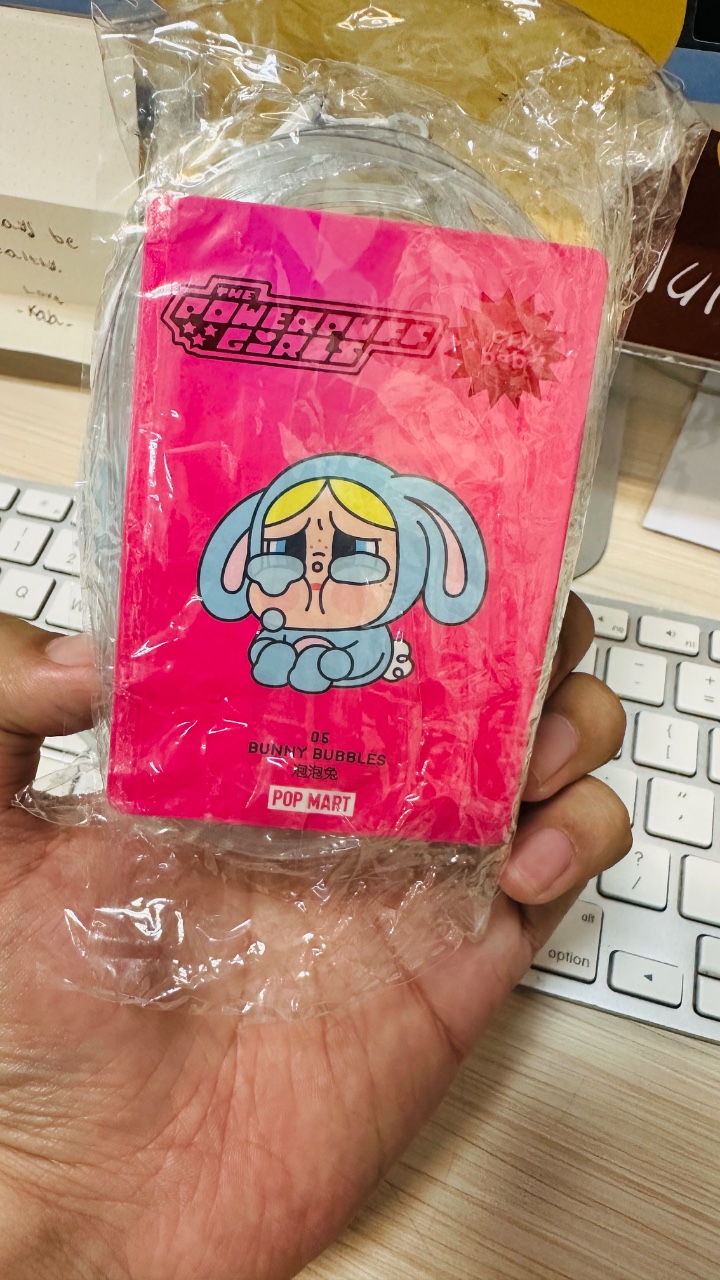 Popmart CRYBABY × Powerpuff Girls Series Figures BUNNY BUBBLES