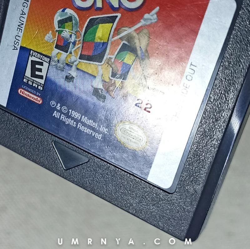 Kaset Gameboy UNO U.N.O Cartridge Nintendo Game boy Color GBC GBA Games