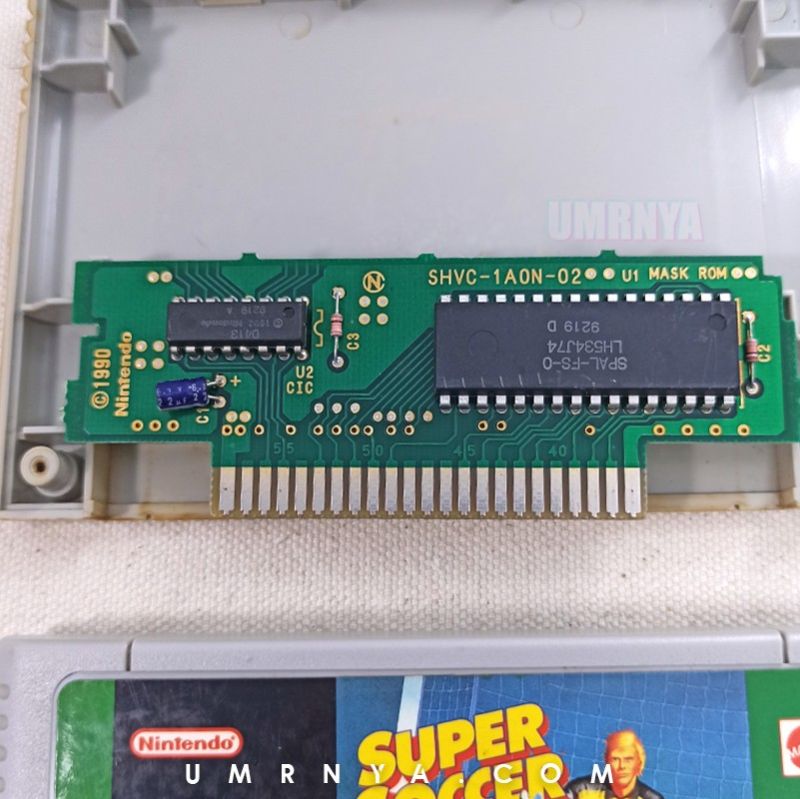Kaset Game SNES Supper Soccer Bola Pes Super Nintendo Entertainment System Cartridge Game