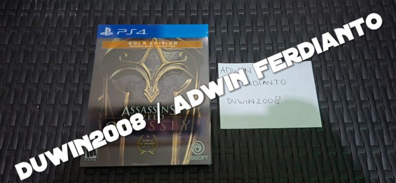 PS4 Playstation 4 - Assassin's Creed Odyssey - Limited Steelbook Gold Edition