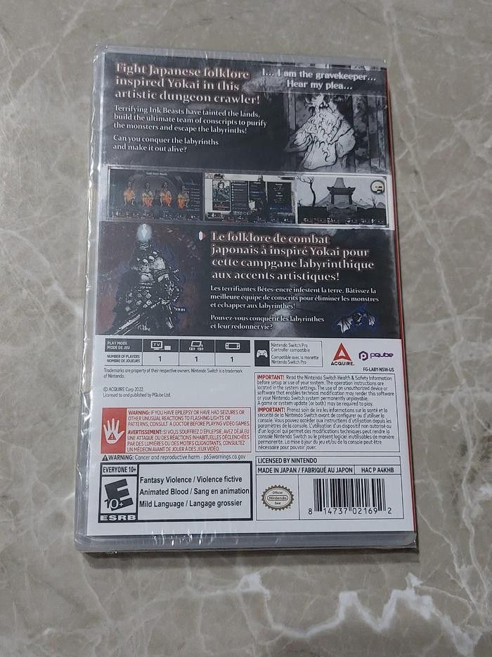 Labyrinth of Zangetsu - Nintendo Switch (REG 1 / US)
