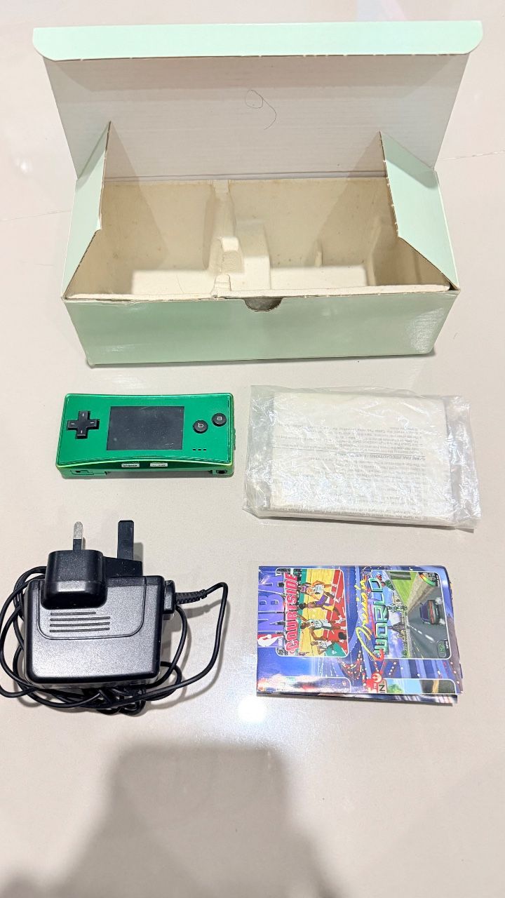 Gameboy Micro Green Fullset