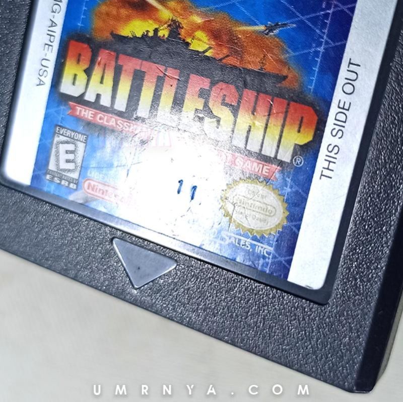 Kaset Original Battleship Battle ship Nintendo Gameboy Color GBC GBA SP Cartridge Game