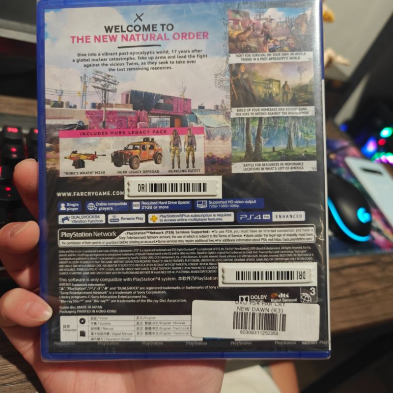 Hybrid Auction PS4 Game Farcry New Dawn