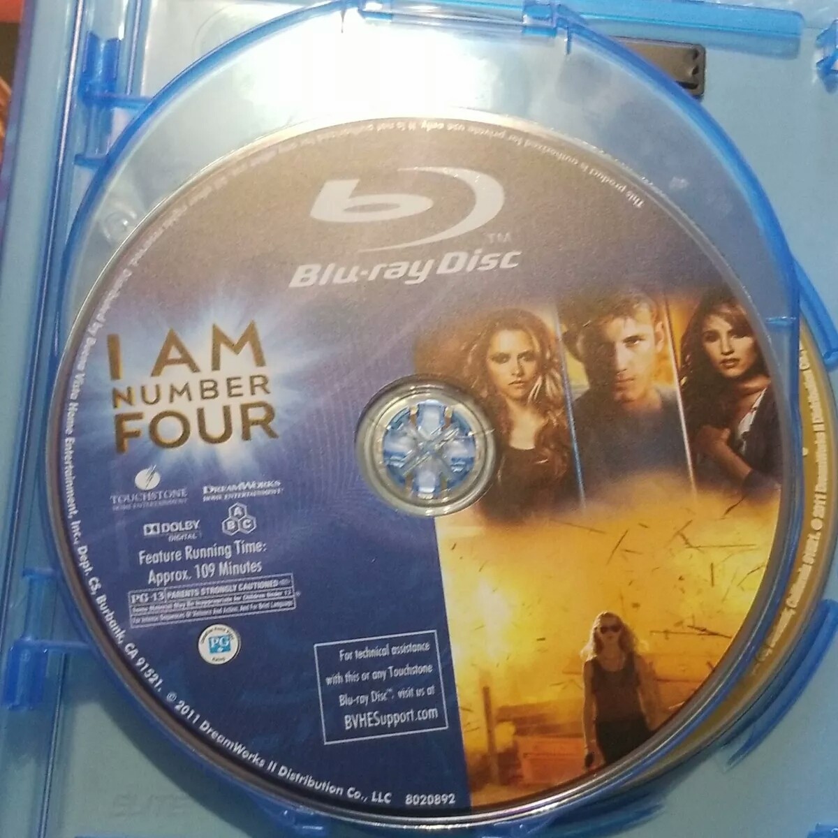 Bluray Movie Original I AM NUMBER FOUR (2011)
