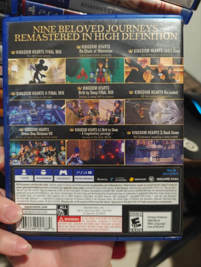 PS4 Game Kingdom Hearts Story so Far isi 2 Bluray