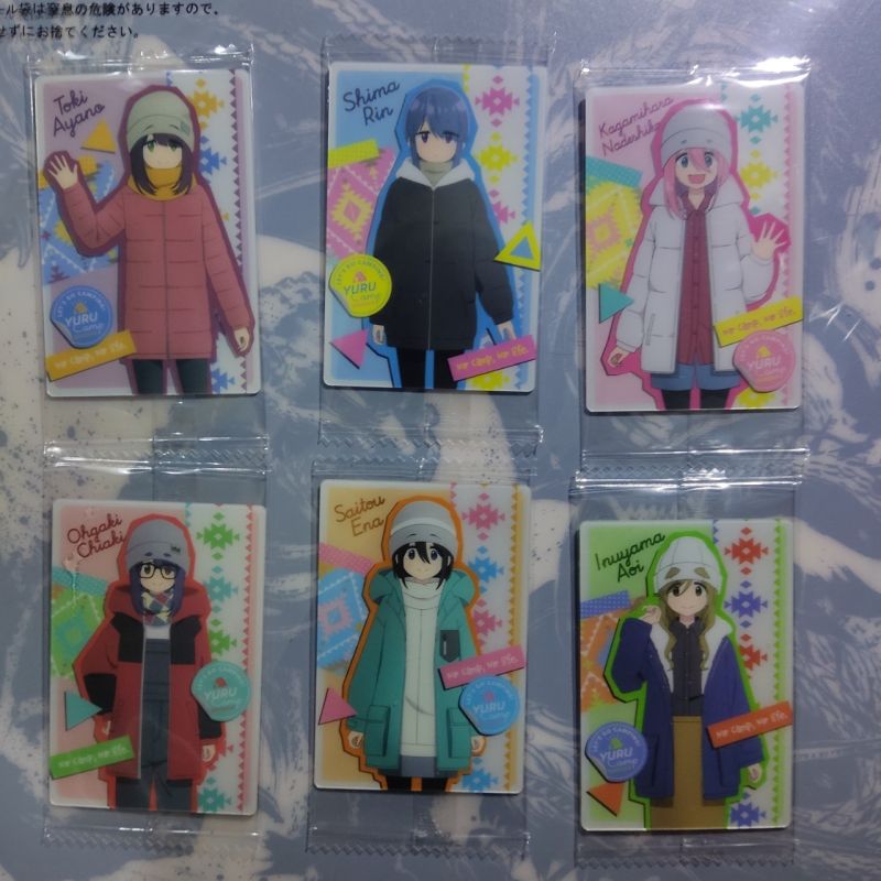 Yuru camp bandai Card japan