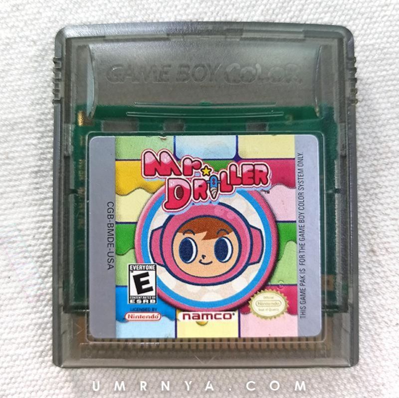 Kaset Original Mr. Driller Mr Nintendo Gameboy GBC GBA Color Game Boy Cartridge