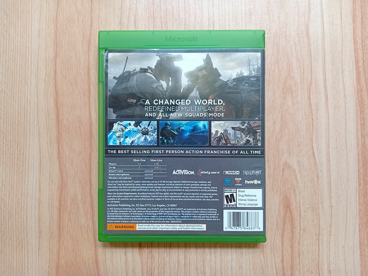 Game/BD Xbox One - Call of Duty Ghost (FAK)