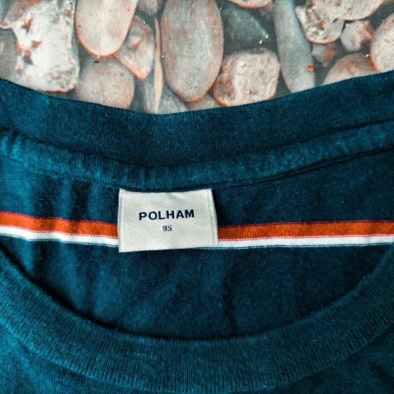 Kaos Polham Navy Stripes 95 Cotton – Korea Style Vintage Casual