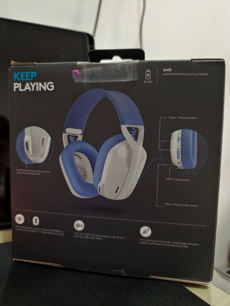 Logitech Wireless Headphone G435 Brand New