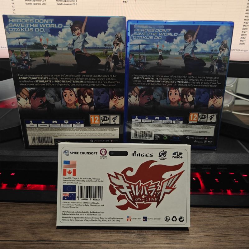 HYBRID AUCTION PS4 Game Double Pack Robotics Notes Elite Dash