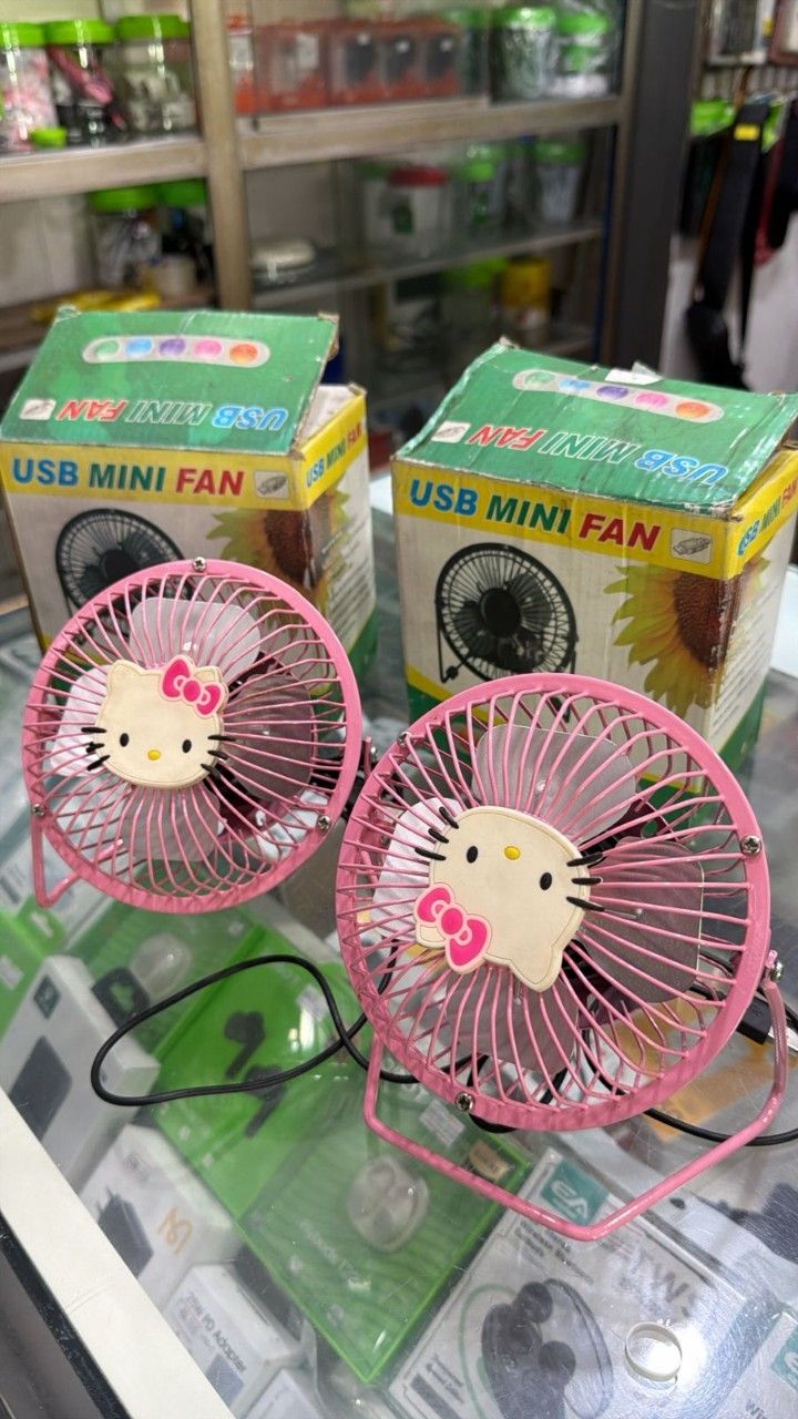 190 Setrika Uap Unit only& 191 2 unit Usb Mini Fan Pink (New) - Gilang Kurniawan