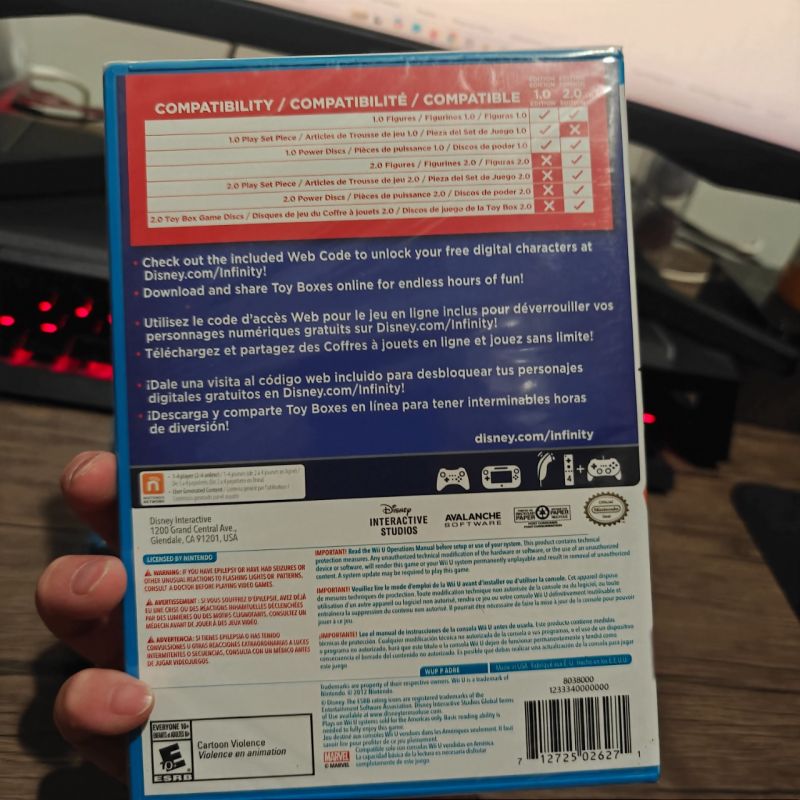 New Sealed Nintendo Wii U Game Disney Infinity 2.0