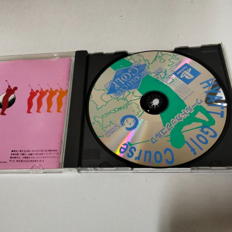 PS1 games : World Cup Golf original (Region Japan)