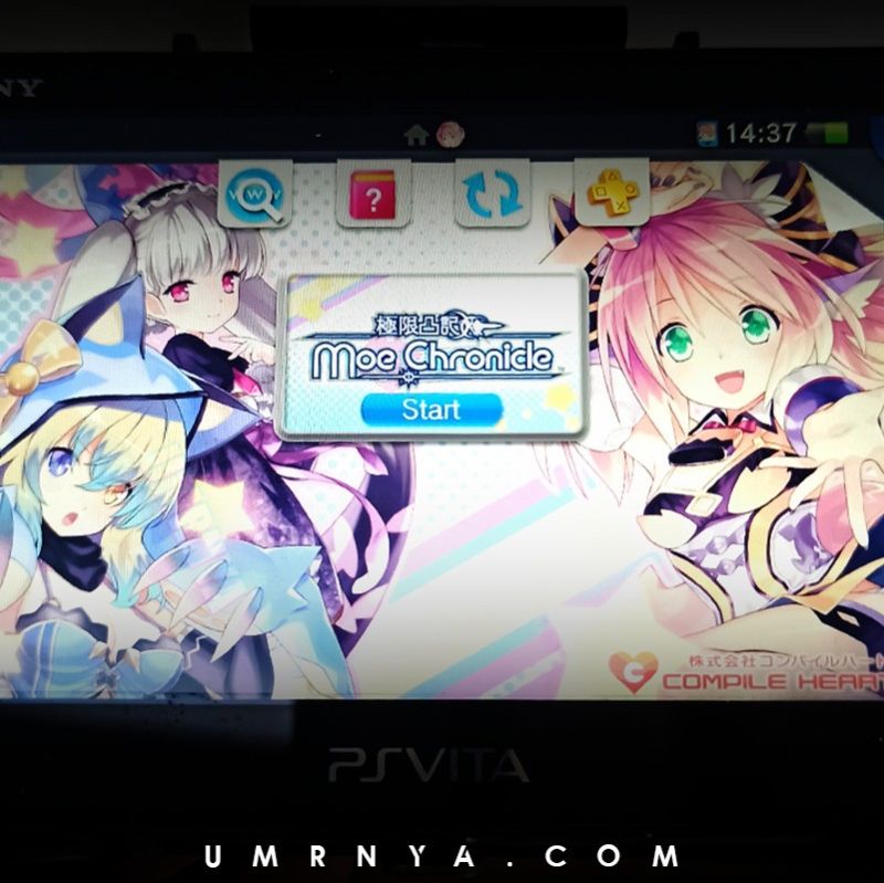 Kaset PSVita Moe Chronicle PS Vita Cartridge Game MoeChronicle Games Playstation