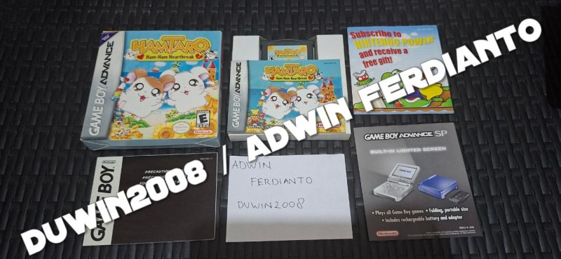 Nintendo GBA Game Boy Advance - Hamtaro Ham Ham Heartbreak