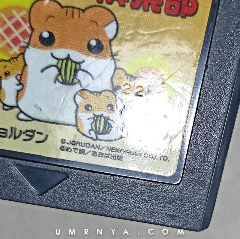 Kaset Gameboy GBC Game Boy Hamster club Tottoko Hamtaro Nintendo Game boy Color GBA SP Cartridge