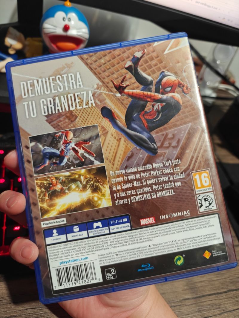 PS4 Game Marvel Spiderman