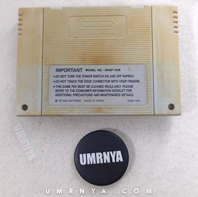 Kaset Game SNES Super Mario World Yoshi Super Nintendo Entertainment System Cartridge Game