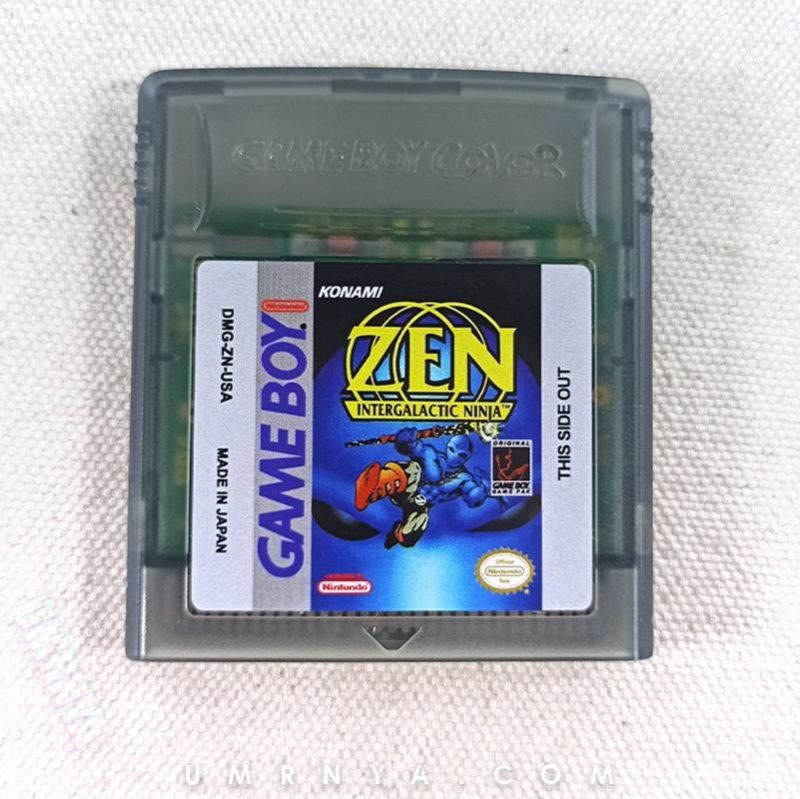 Kaset Gameboy Zen Intergalactic Ninja Nintendo Game boy DMG GBC GBA Cartridge