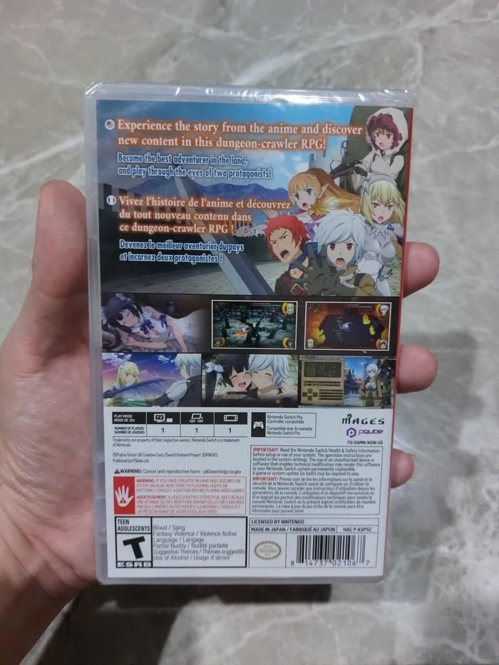 Is It Wrong to Try to Pick Up Girls in a Dungeon? REG 1 / PURE US