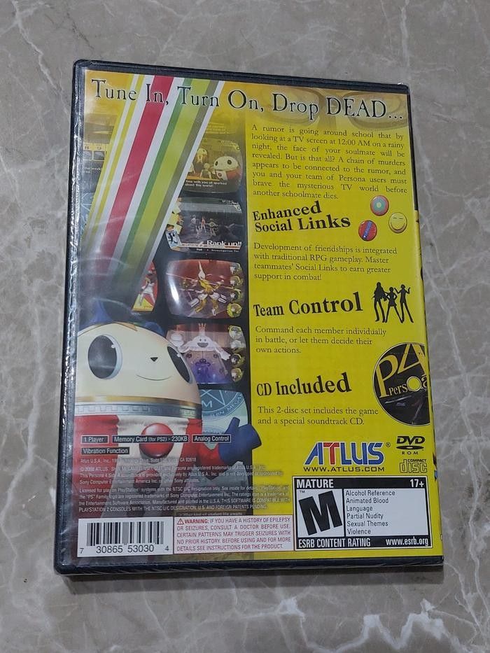 Persona 4 PlayStation 2 (Brand New Sealed / Segel)