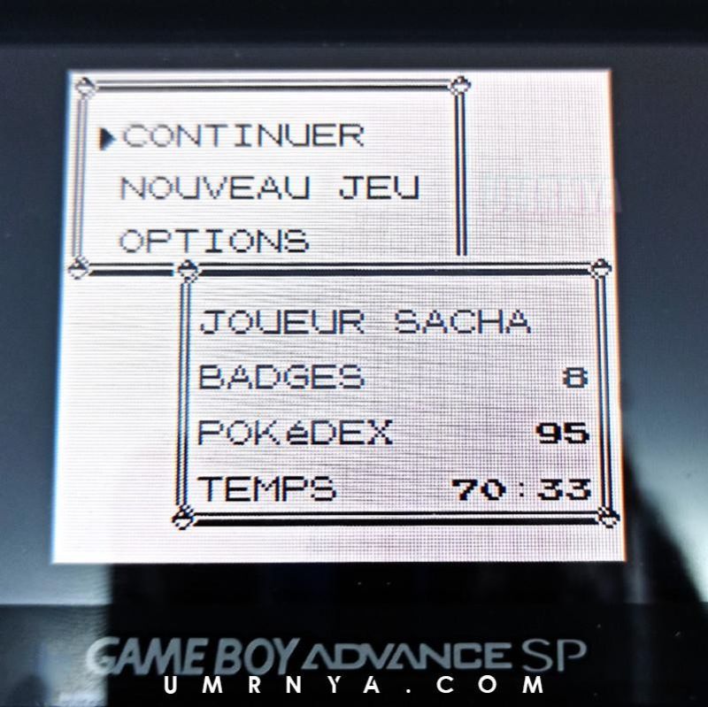 Kaset Nintendo Pokemon Blue Bleue Version FRA France Gameboy GBA GB
