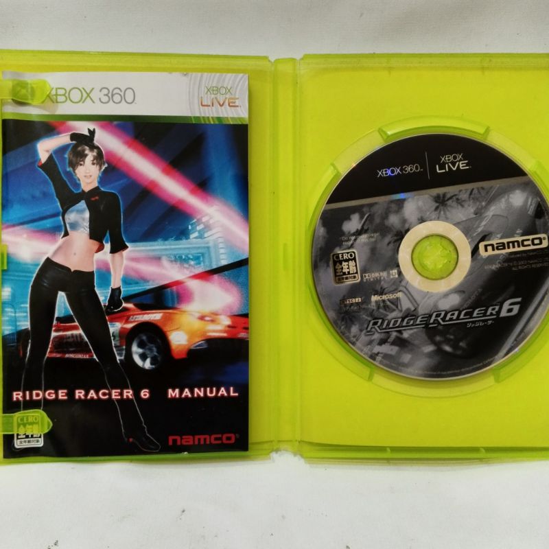 Game Xbox 360 - Ridge Racer 6 NTSC-J Japan Original