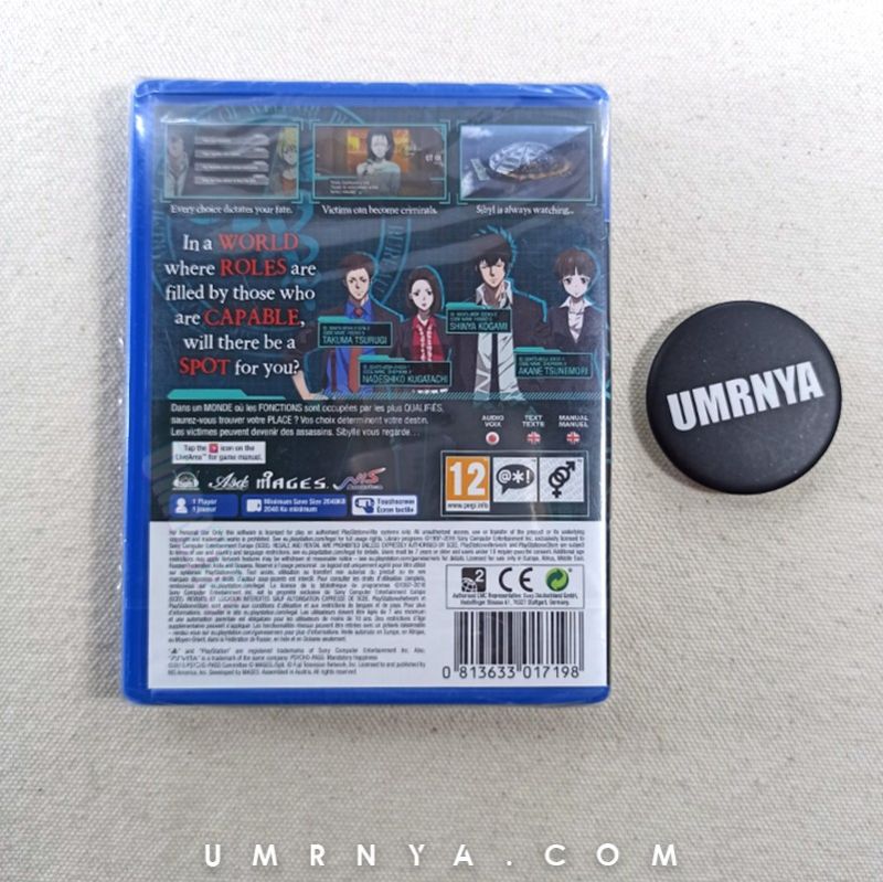 PS Vita Psycho-Pass Mandatory Happiness Psycho Pass PSvita PsychoPass