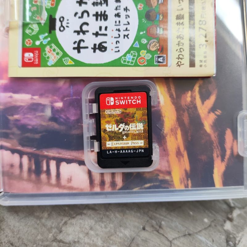 RARE!!! (2nd) Kaset Nintendo Switch Zelda Breath of The Wild + Expansion Pack