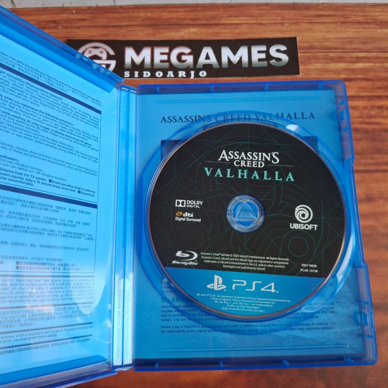 Kaset BD PS5 Assassins Creed Valhalla - Second/Bekas