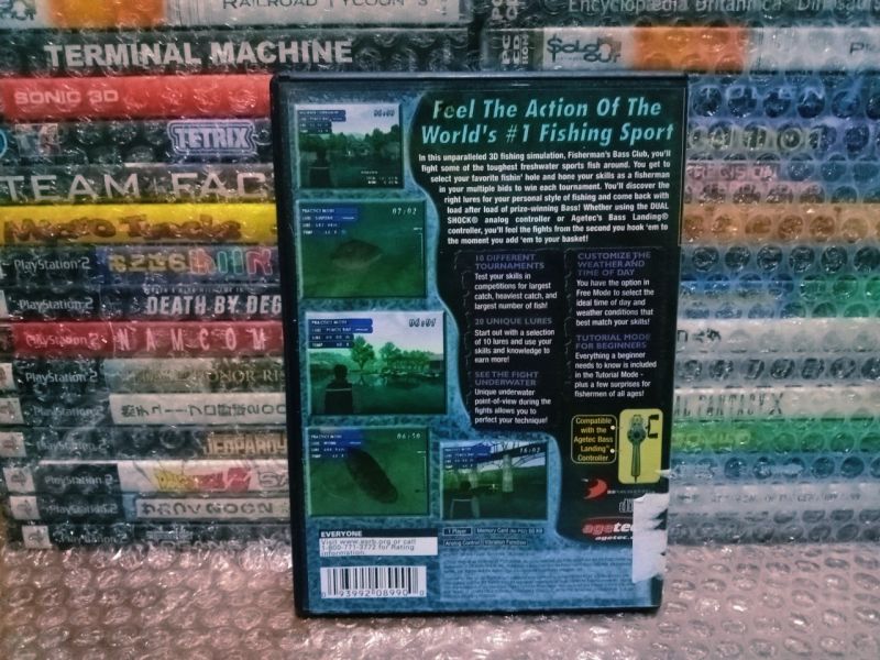 Game PS2 Original Fisherman's Bass Club US