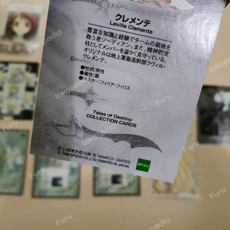 Tales of Destiny Card Kartu Ori