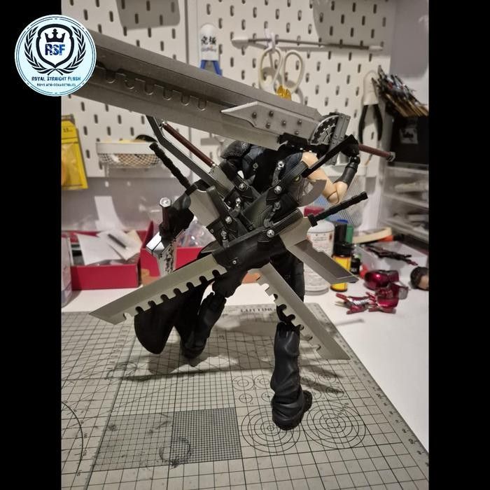 (Original) Play Arts Kai Cloud Strife Final Fantasy Advent Children Playarts Bring Arts