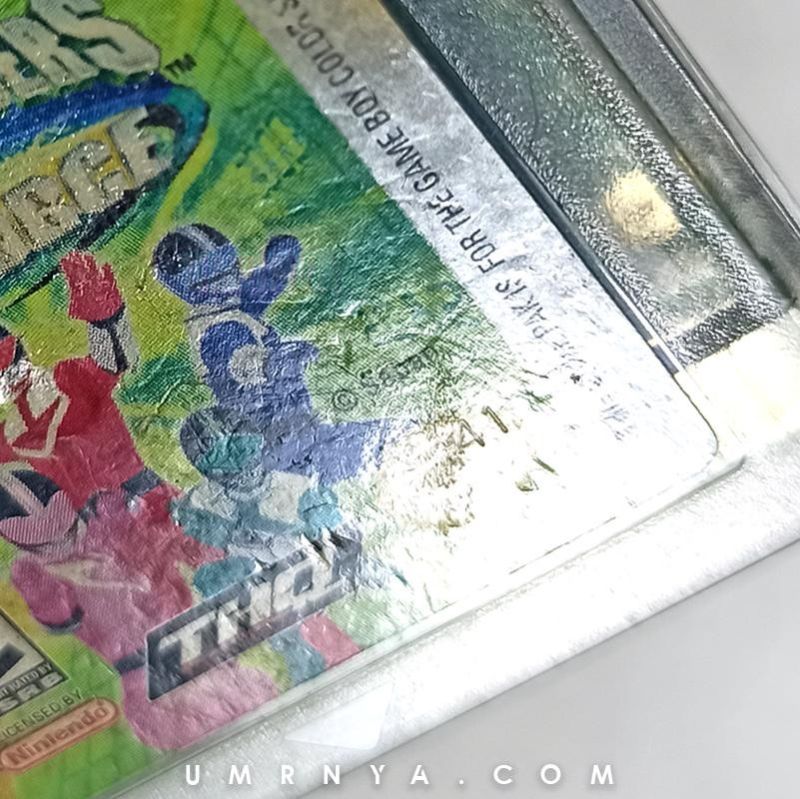 Kaset Original Nintendo Gameboy Power Rangers Time Force GBC GBA SP