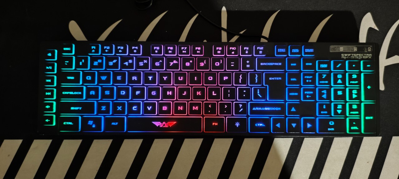 Armageddon Swiftspectra AK 333SFX Gaming Keyboard