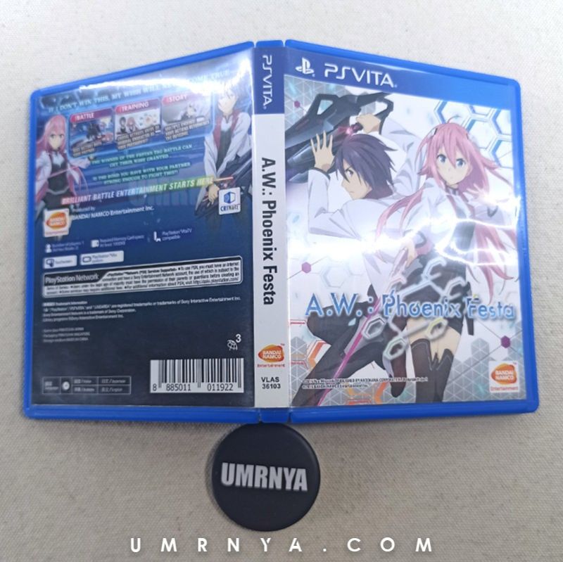 Kaset Original A. W. Phoenix Festa AW A.W PS Vita PSVita Game Playstation